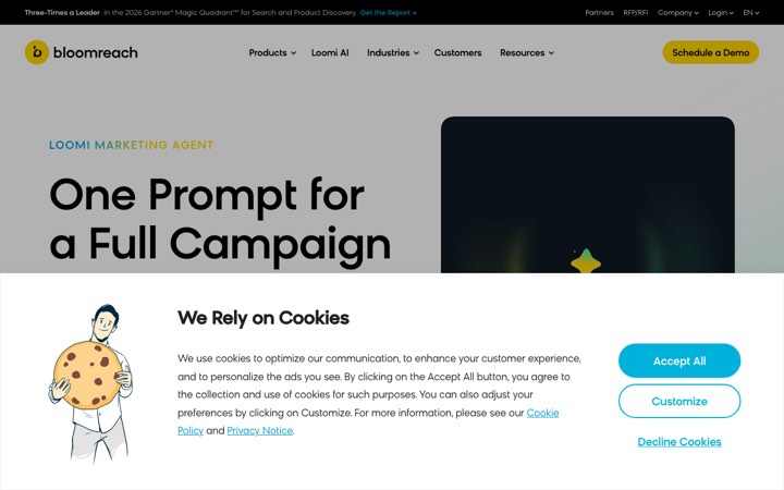 Website van Bloomreach