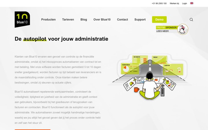 Website van Blue10