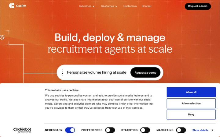 Website van Carv