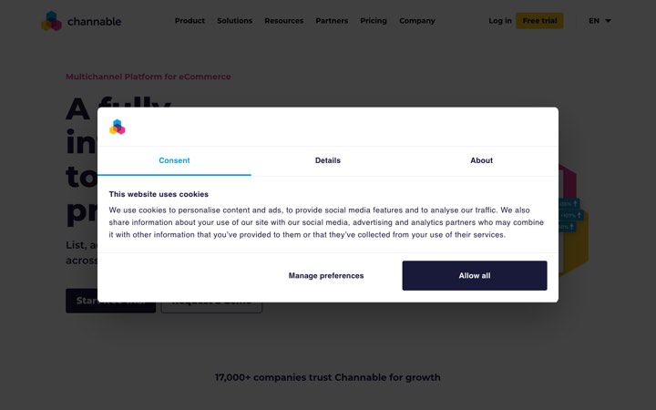 Website van Channable