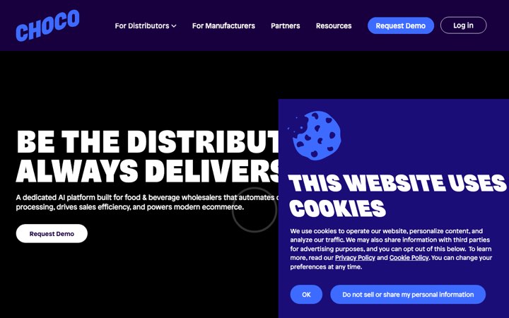 Website van Choco AI