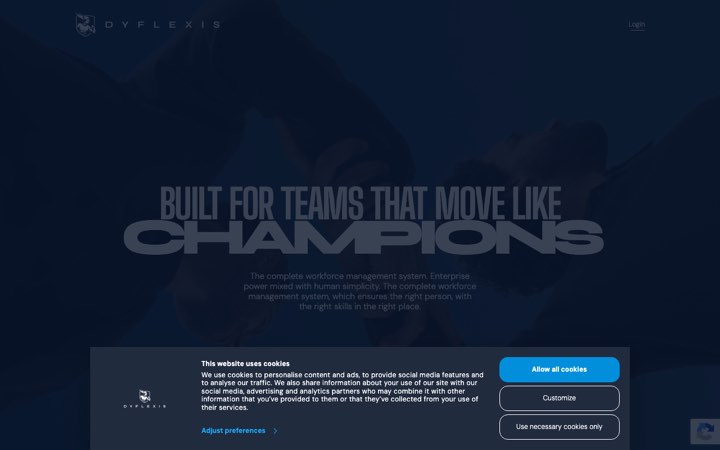 Website van Dyflexis