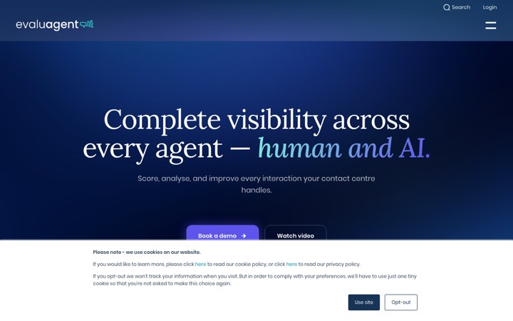 Website van EvaluAgent