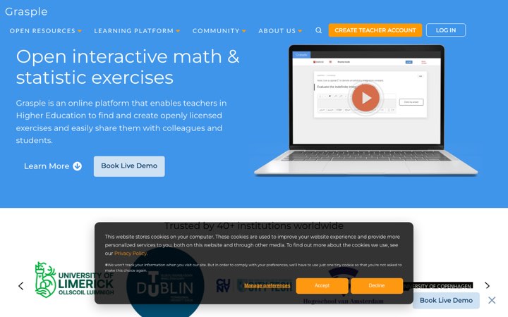 Website van Grasple