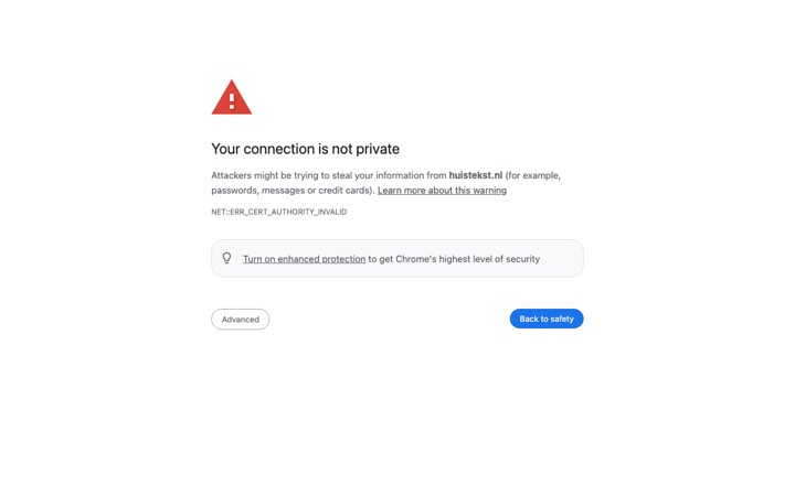 Website van Huistekst