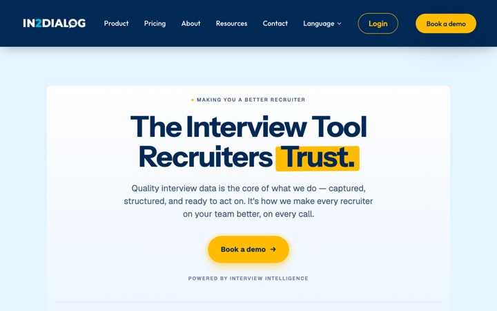 Website van In2Dialog