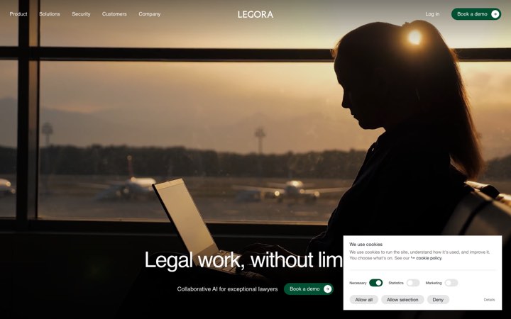 Website van Legora