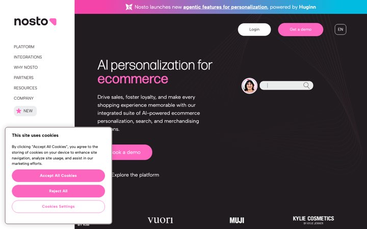 Website van Nosto