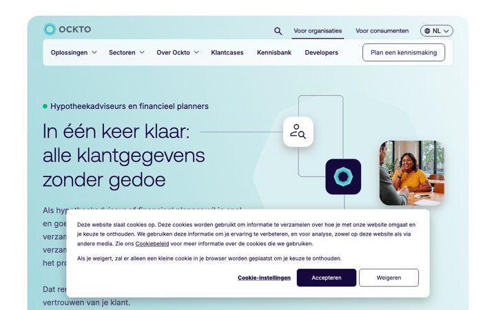 Website van Ockto