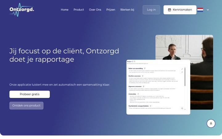 Website van Ontzorgd