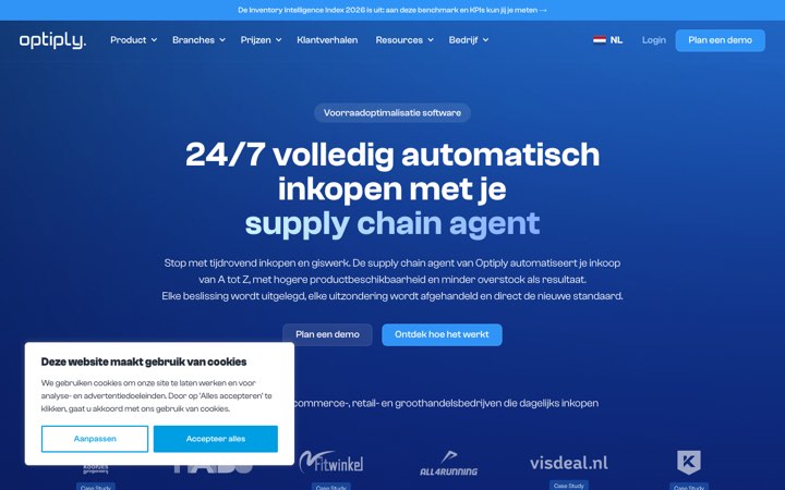 Website van Optiply