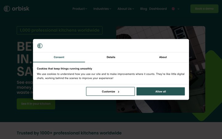 Website van Orbisk
