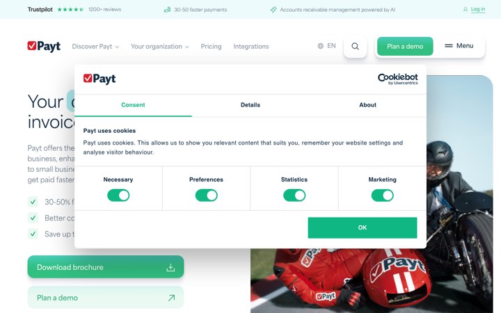 Website van Payt