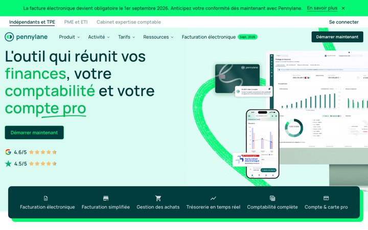 Website van Pennylane