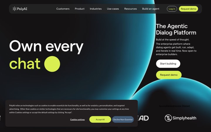 Website van PolyAI