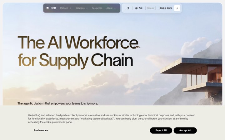 Website van Raft