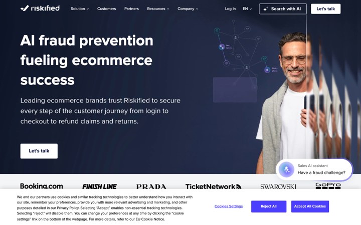 Website van Riskified