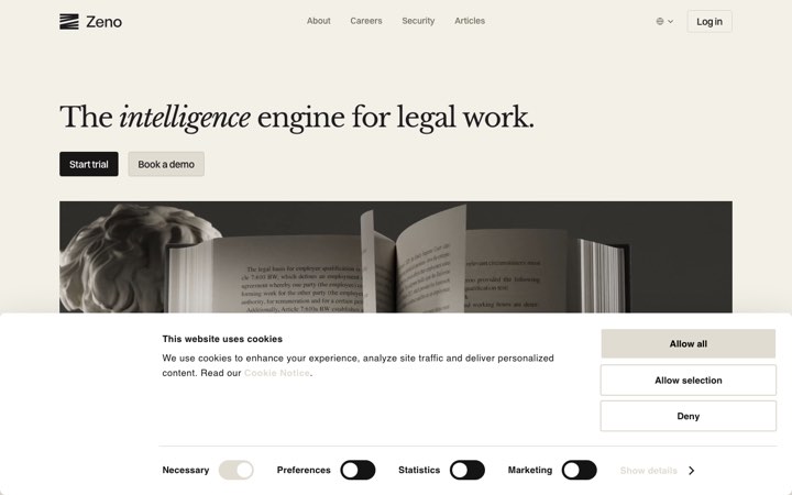 Website van Zeno