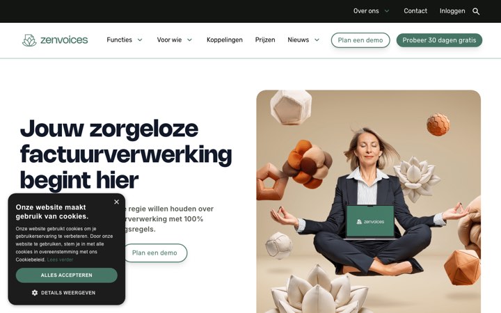 Website van Zenvoices